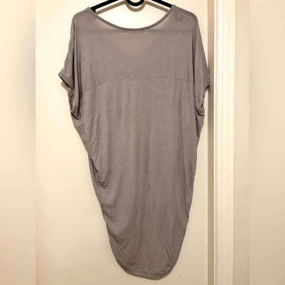 Monk & Lou Grey Oversized Lightweight Top - Picture 2 of 6